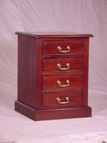 Small 4 Drawer Pedestal